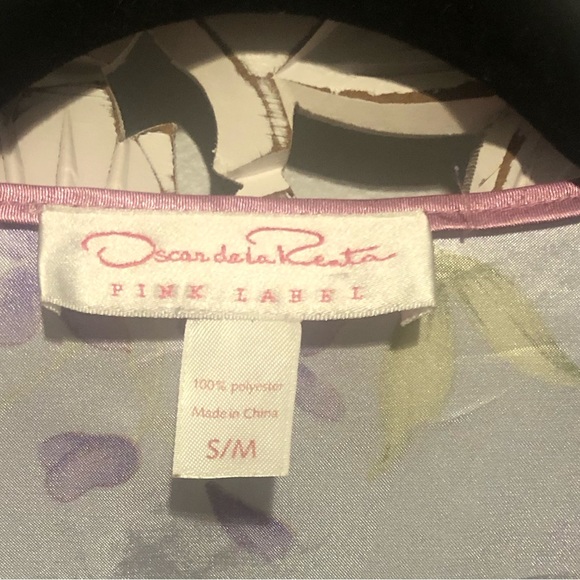 Oscar de la Renta pink label pj set - Picture 2 of 10